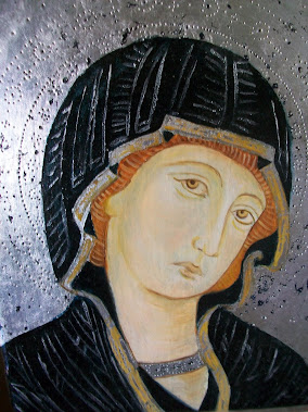 Falsi d'autore con tecniche antiche  - icone sacre Madonna di Crevole Duccio d Buoninsegna