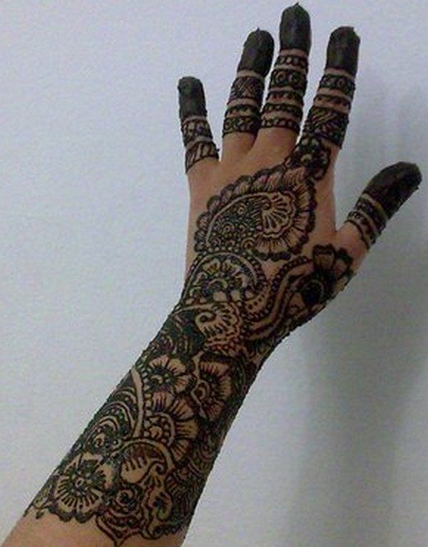 New Bridal Full Hand Mehndi Design