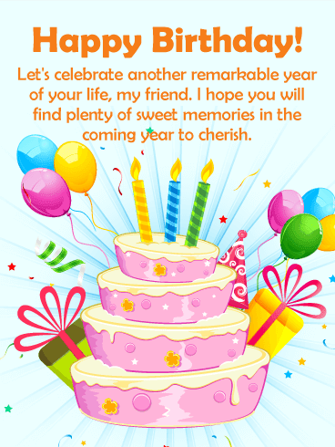 Birthday Wishes for a Friends