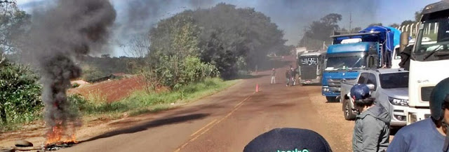 Roncador: Protesto dos caminhoneiros...