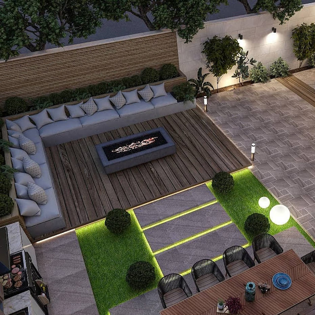 تنسيق حدائق الرياض الفلل والمنازل بالرياض | تصميم حدائق الخرج بالرياض تركيب عشب صناعي