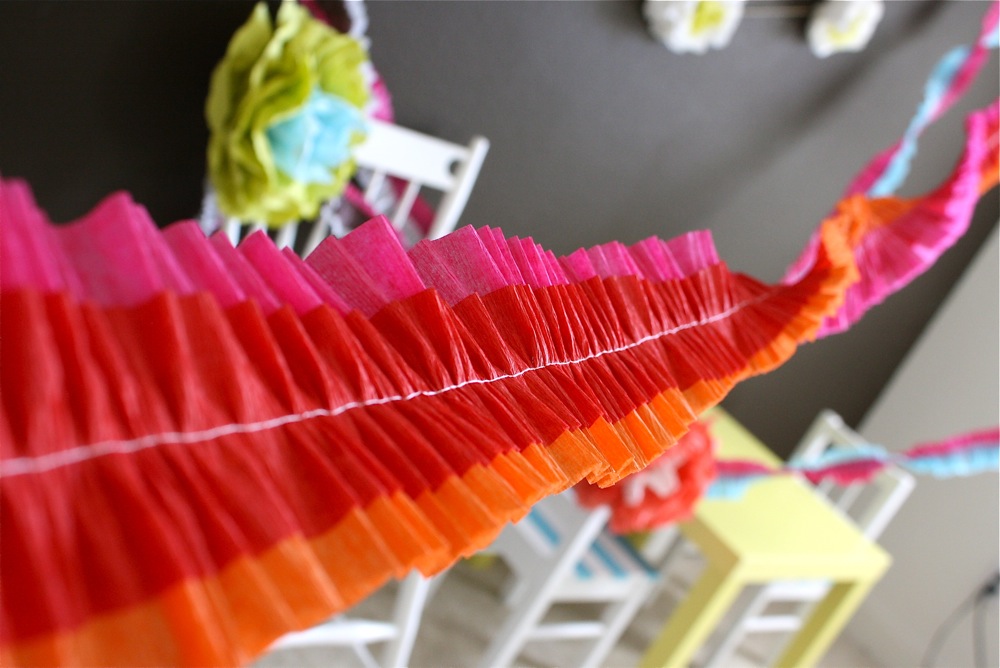 How to use Crepe Paper Streamers  Paper streamers, Crepe paper