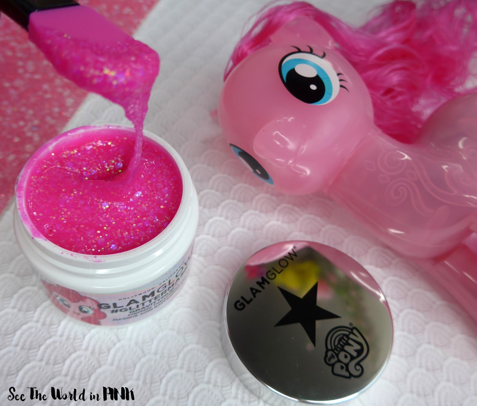 Mask Wednesday - Glamglow x My Little Pony #GlitterMask Pink Glitter GravityMud Firming Treatment 