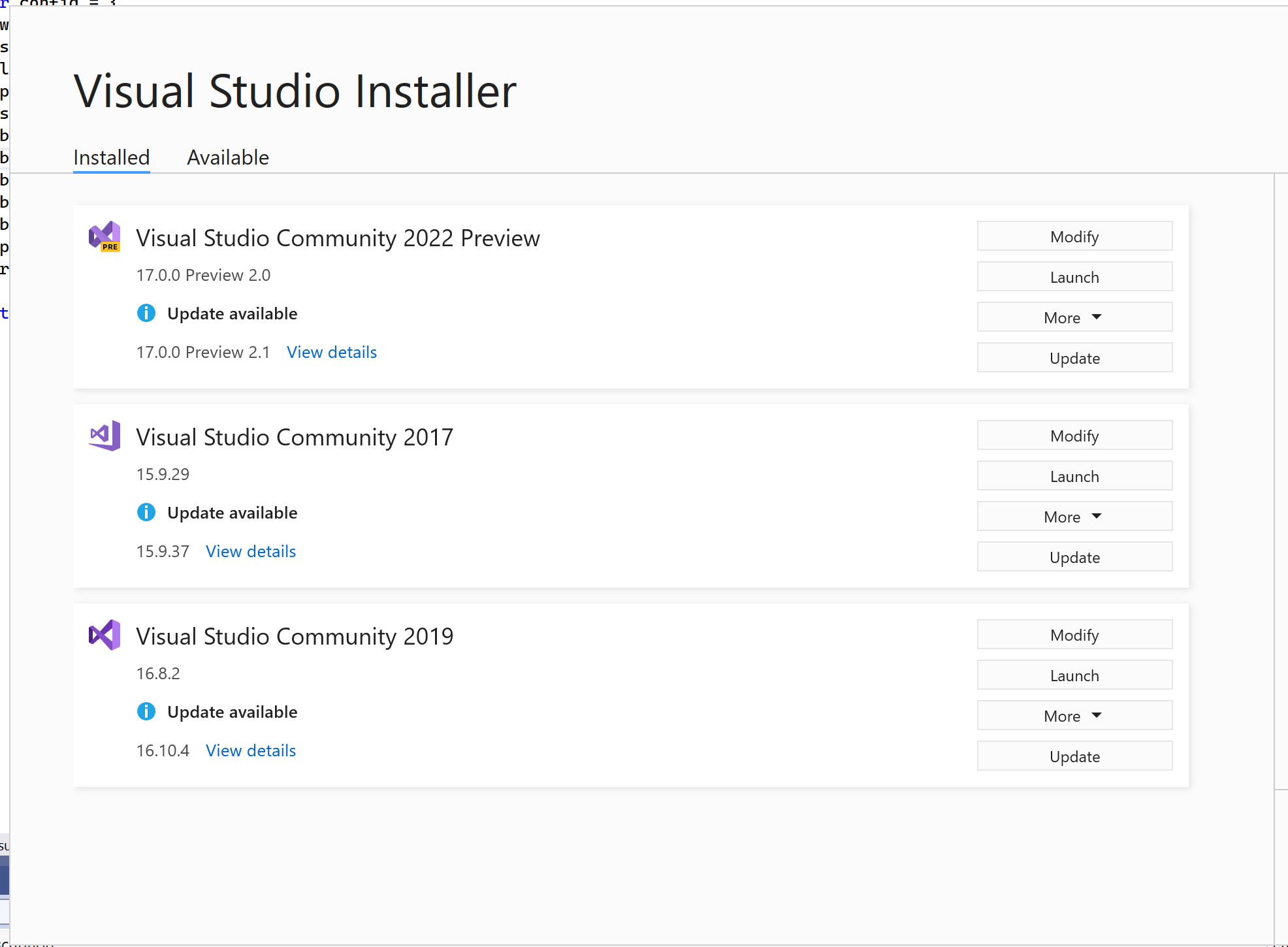 Visual Studio 2022 Preview 2.1 Task Runner Explorer not appearing