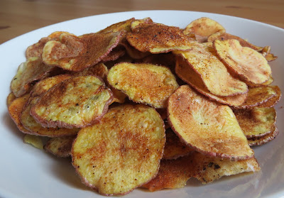 Microwave Cooked Potato Chips