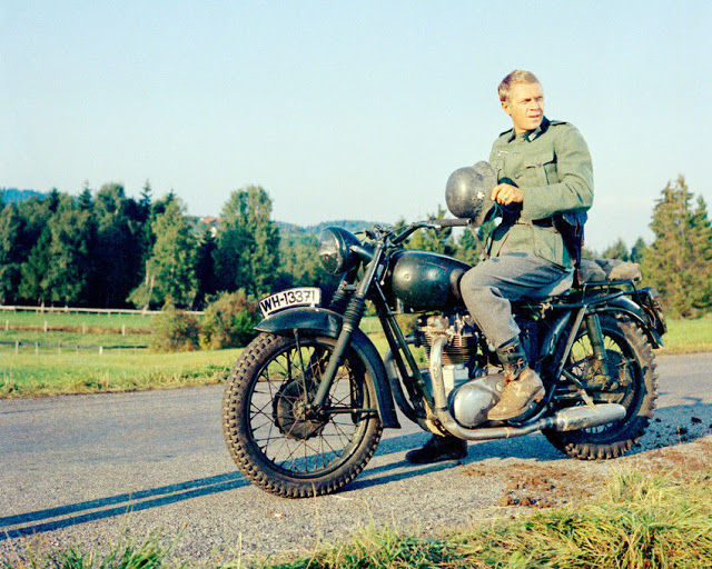Moto De Steve Mcqueen Dans La Grande Evasion Detrás de las Cámaras: La gran evasión, el rodaje de la escena de Steve