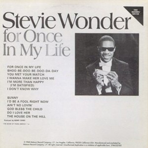 P. & C. Stevie Wonder For Once in my Life (1968)