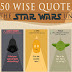 50 Wise Quotes from the Star Wars Universe #infographic