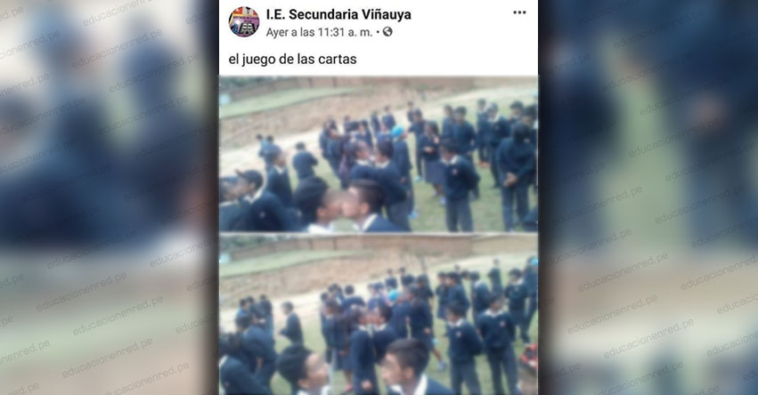 Denuncian polémico juego entre escolares en colegio de Áncash Denuncian polémico juego entre escolares en colegio de Áncash