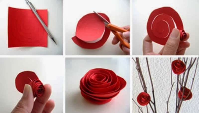 Tips Cara Membuat Bunga Kertas  Ragam Kerajinan  Tangan