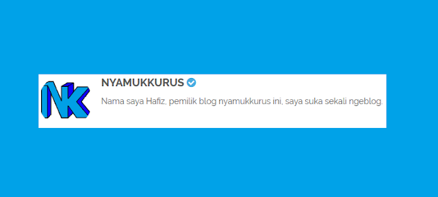 Cara Menampilkan Profil Author Di Bawah Postingan Blog Cara Menampilkan Profil Author Di Bawah Postingan Blog