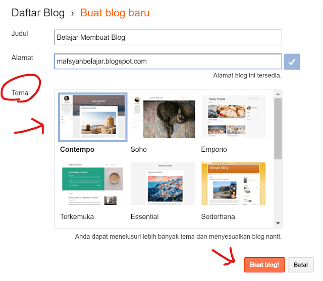 Cara Mudah Membuat Blog di Blogspot