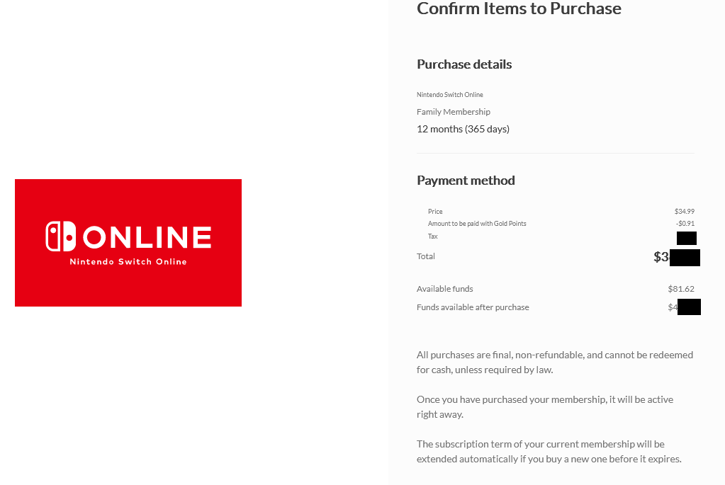 Buy Nintendo Switch Online, Email Delivery