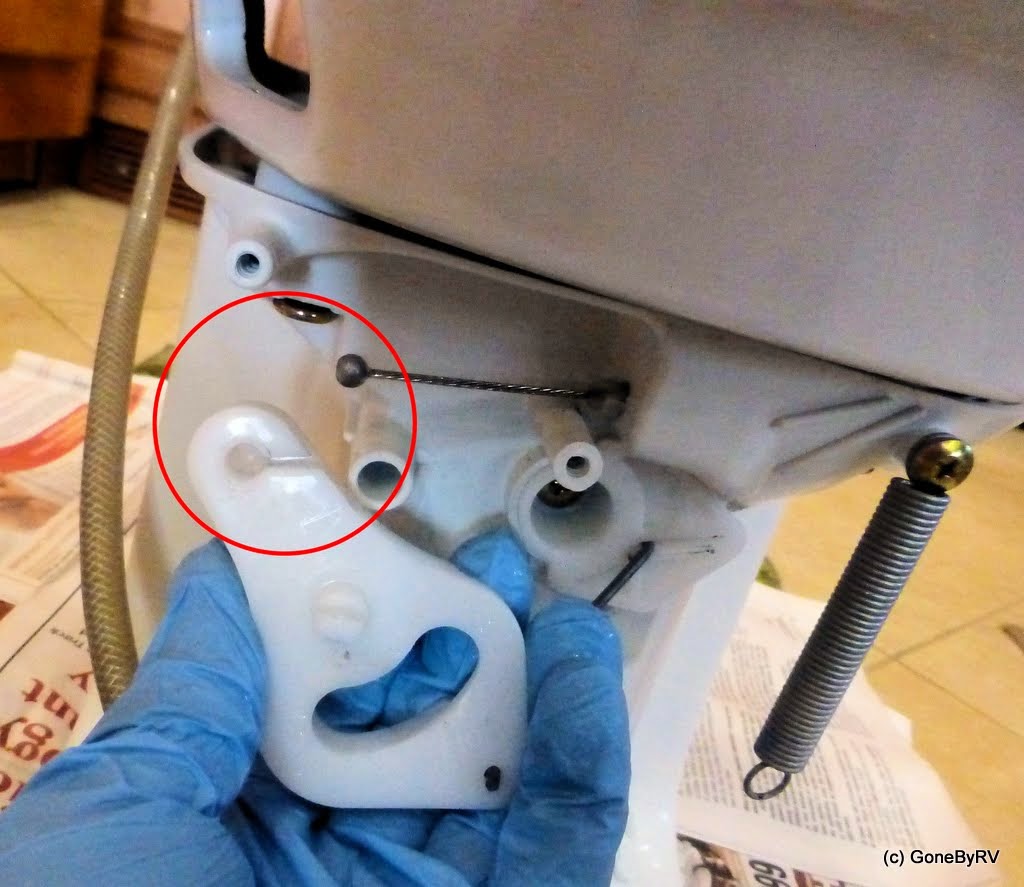 GoneByRV: Thetford Aqua Magic Style Plus Toilet Repair