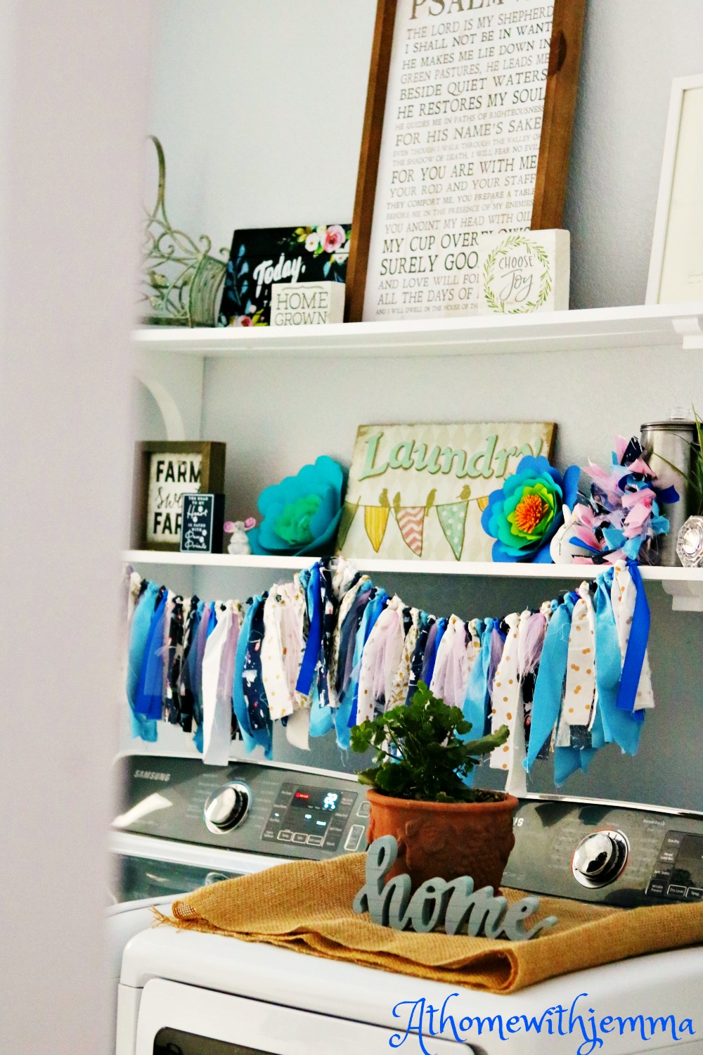 Five Tips To Refresh A Laundry Room At Home with Jemma