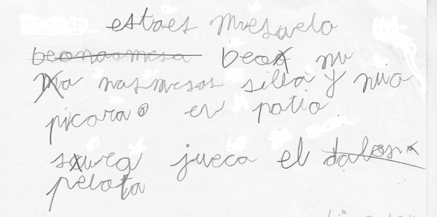 niño con trastorno de aprendizaje