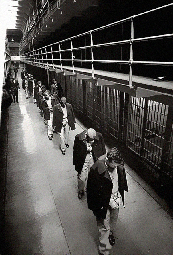Last prisoners of Alcatraz leaving, 1963 Last prisoners of Alcatraz leaving, 1963