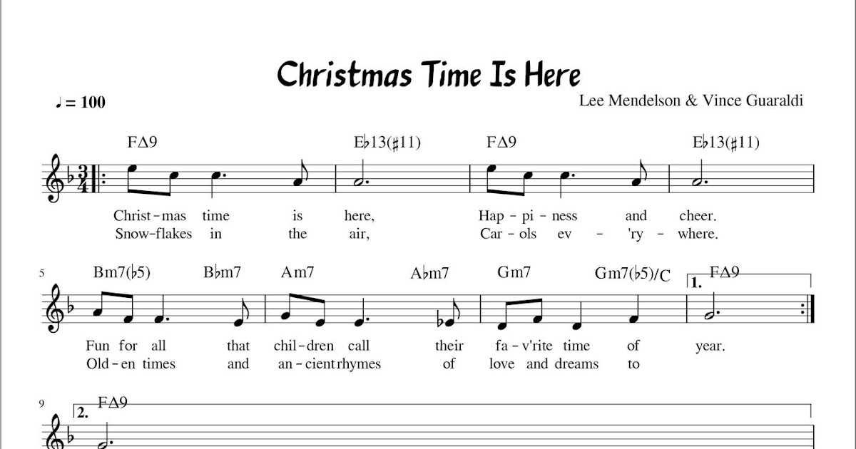 Chord Lagu Christmas Time Is Here SEPUTAR MUSIK