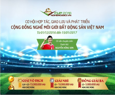 Giải bóng đá CUP Nghemoigioi.vn