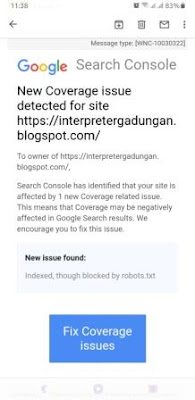 Cara Mengatasi Indexed Though Blocked by Robots.txt