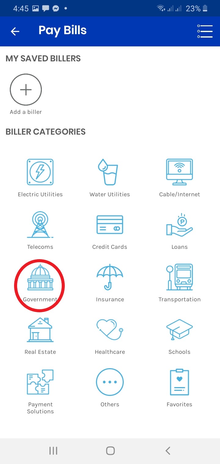 How to pay BIR tax due using GCASH