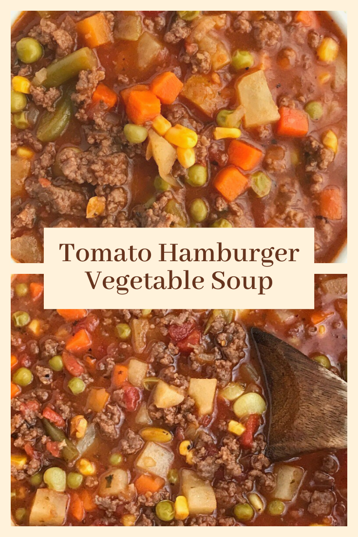 Tomato Hamburger Vegetable Soup