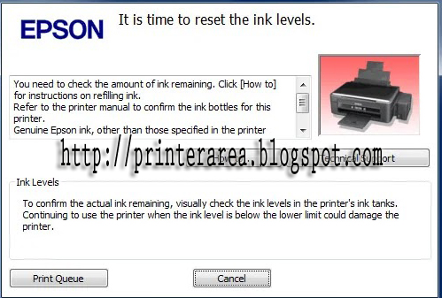 Cara Reset Epson L1110 Its Time To Reset Ink Level Pusat Tutorial