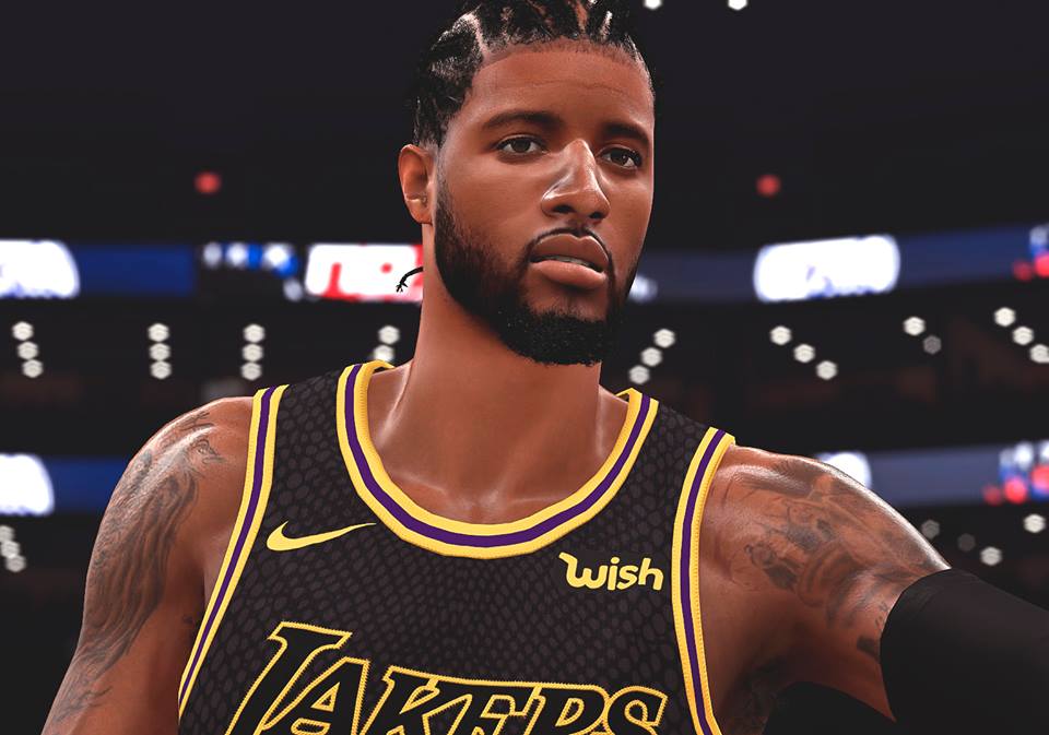 NBA 2K18 Paul Cyberface Update with Cornrows by