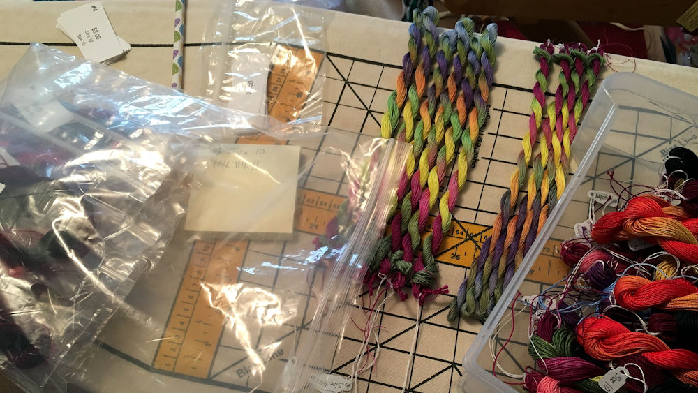 Yarnplayer's Tatting Blog Floating Ring and packed for Tat Days