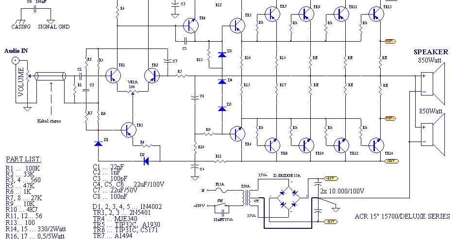 Audio Kreatif: Skema Super OCL 500Watt Ver.503 - balancing bias