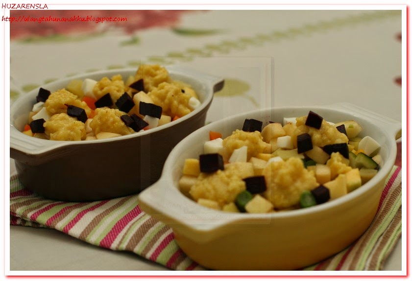 it all started with his birthday: HUZARENSLA - a salad from holland