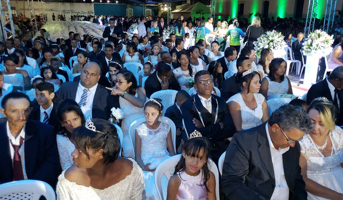 Jacobina realiza a terceira edição do Casamento Coletivo