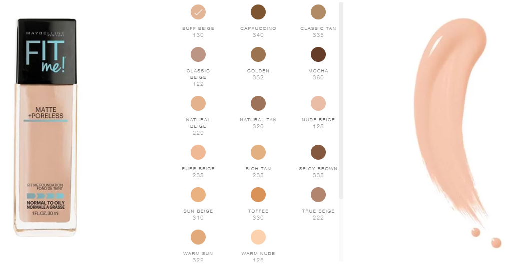 tonos fit me matte poreless