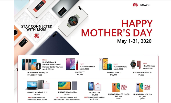 Huawei Mother's Day 2020 Promo
