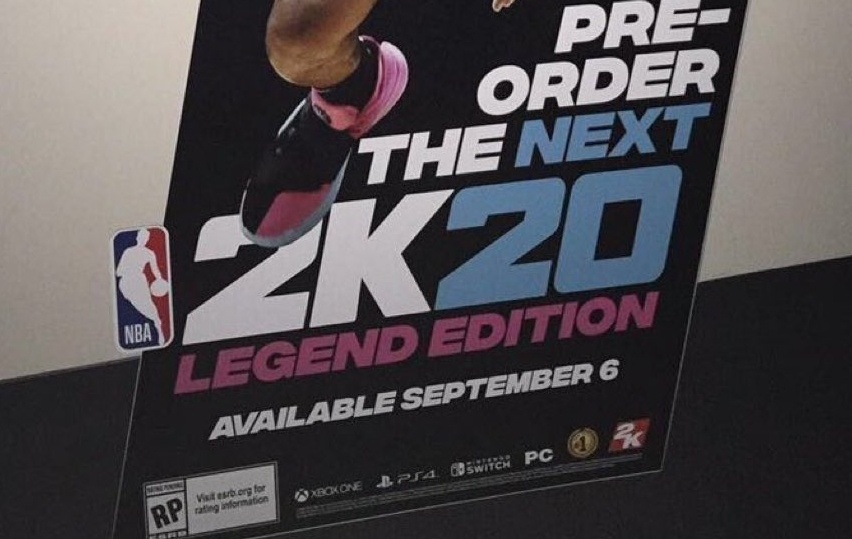 Rumor NBA 2K20 tem material promocional vazado confirmando lançamento