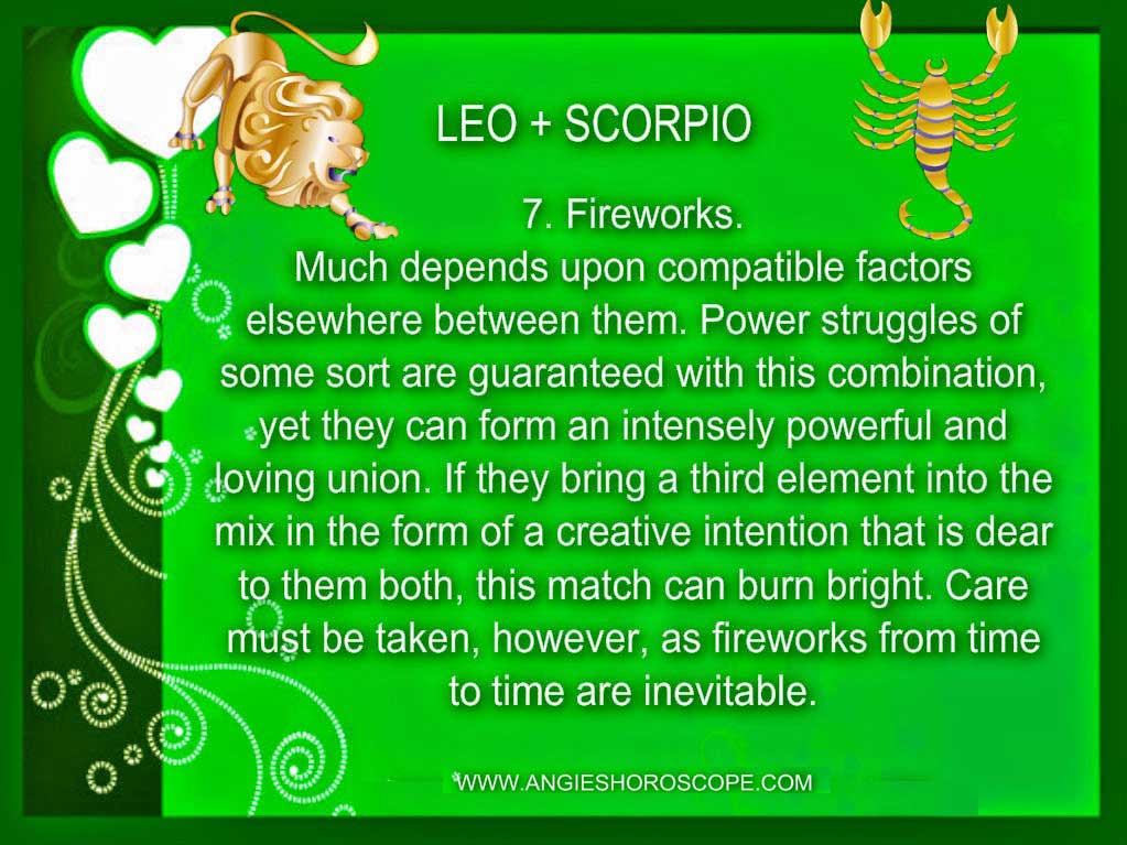 Love match for leo horoscope