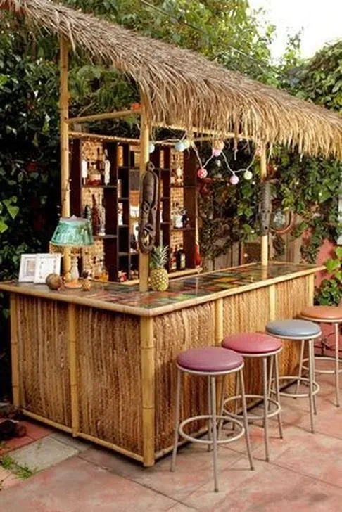 desain warung kopi sederhana dari bambu desain warung kopi dari bambu