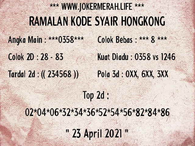 PREDIKSI HK MALAM INI