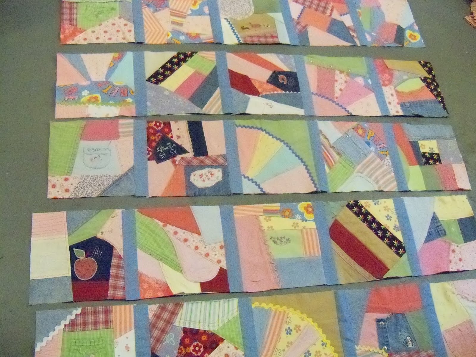 Sewn by Leila Gardunia: Crazy Quilt Along #8 - Sashing