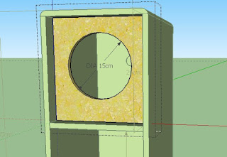 Cara Membuat skema Box Speaker CBC Untuk Speaker 6 inch Permanet