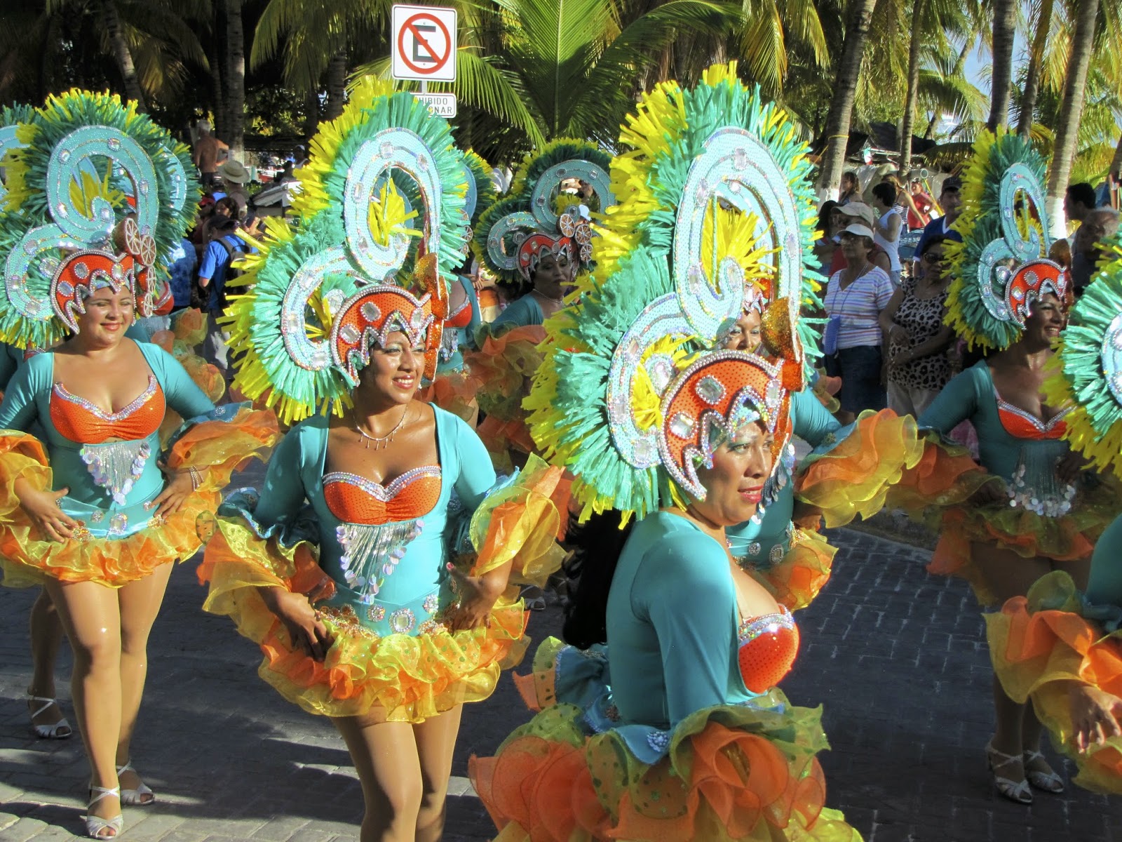 Pink 'N Blue View Carnival Isla Mujeres Mexico