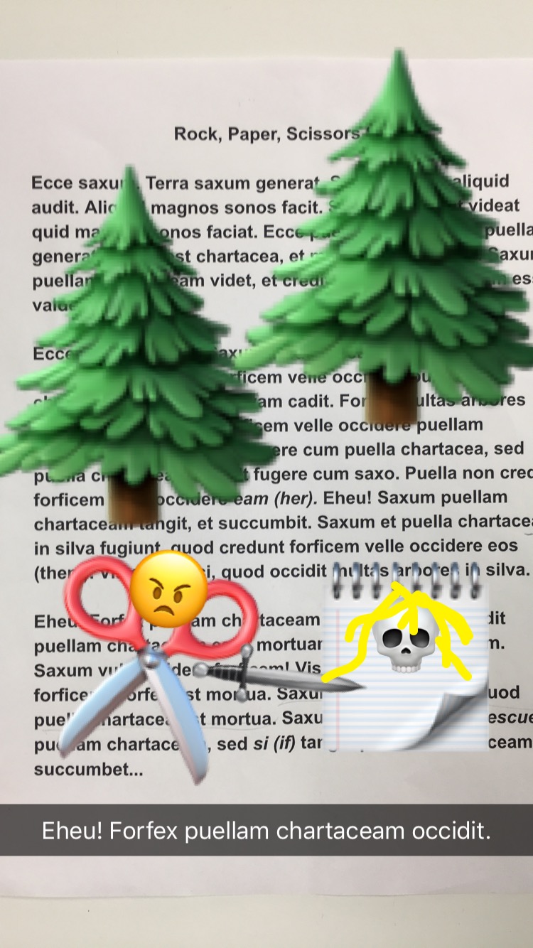 Todally Comprehensible Latin Using Book Snaps/SnapChat