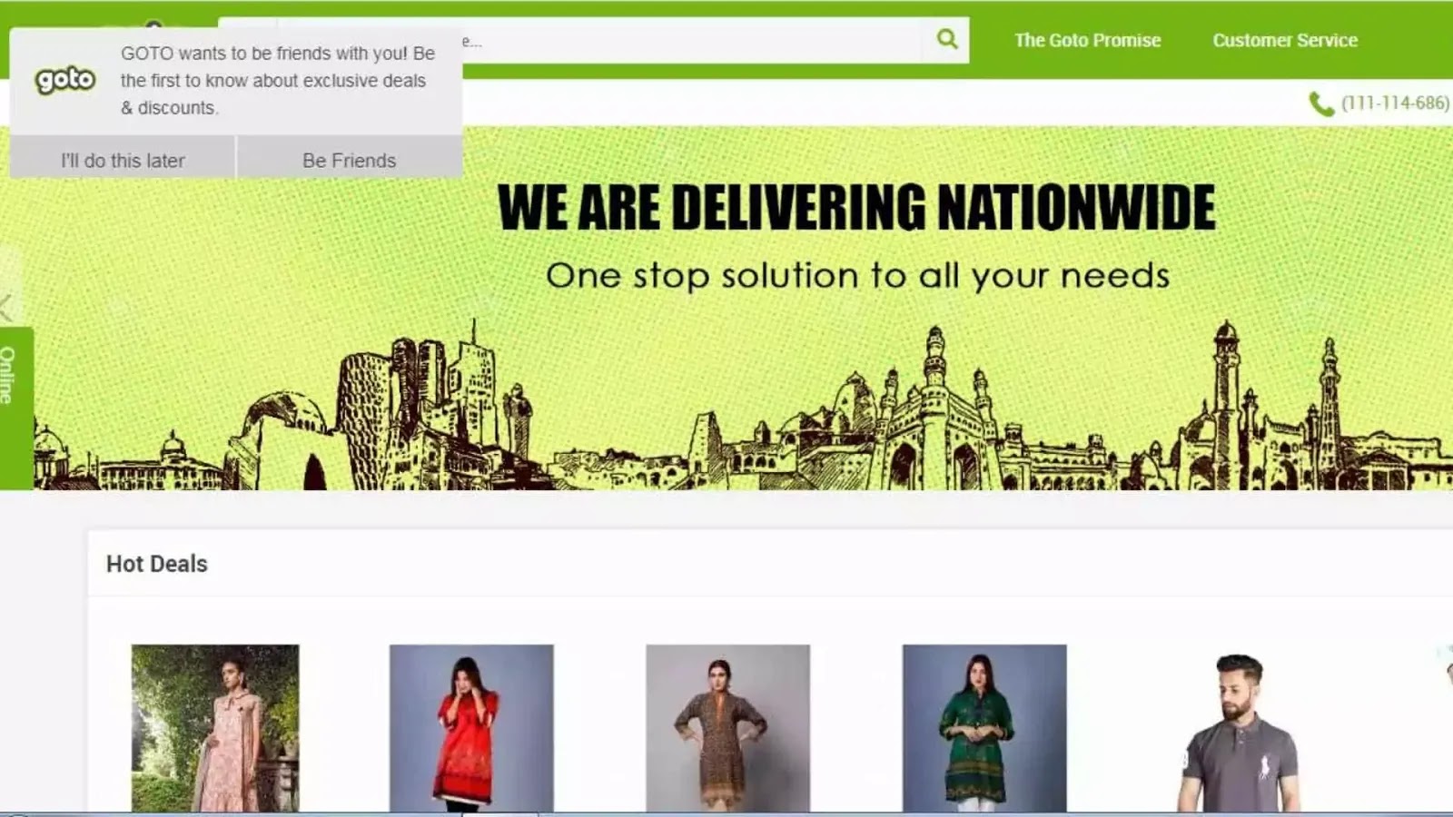 Goto.com.pk best shopping websites in Pakistan