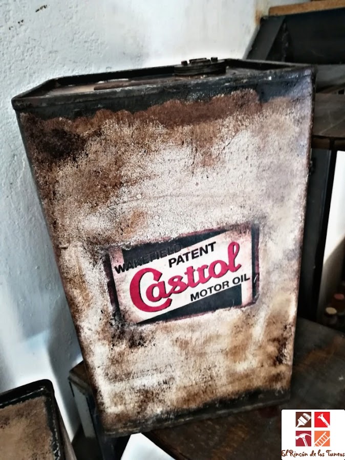 tunear latas de aceite