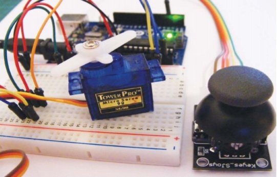 Projek Arduino Joystick Controlled Laser