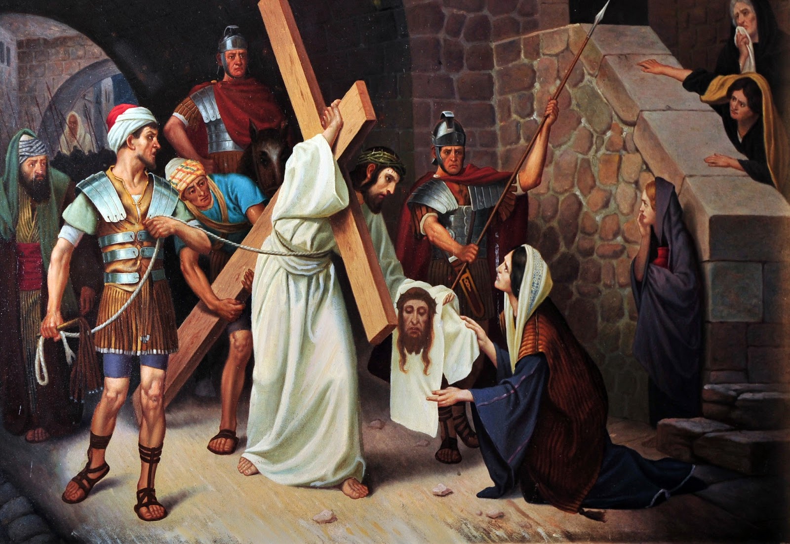 Estações da Via Sacra A Verônica