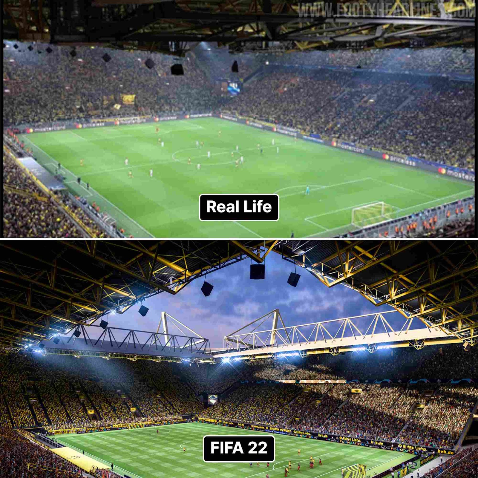 New FIFA 22 Stadiums Compared to Real Life Again No Camp Nou
