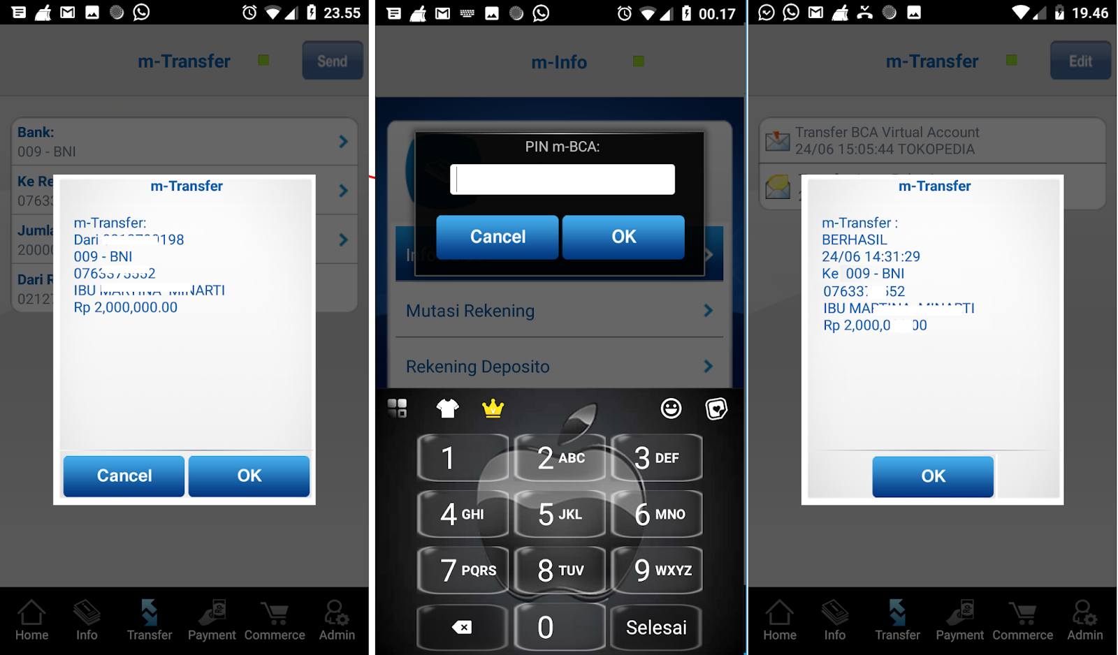 √ Cara Praktis Transfer Uang Lewat mBCA baik Antar Rekening, Ke Bank