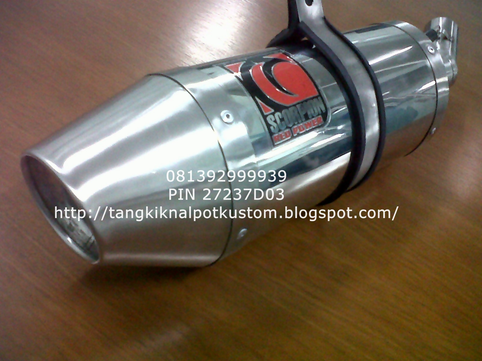 Tangki Knalpot Kustom: Knalpot Ninja 250 Model 2013 #1 dan Model 2013 #2