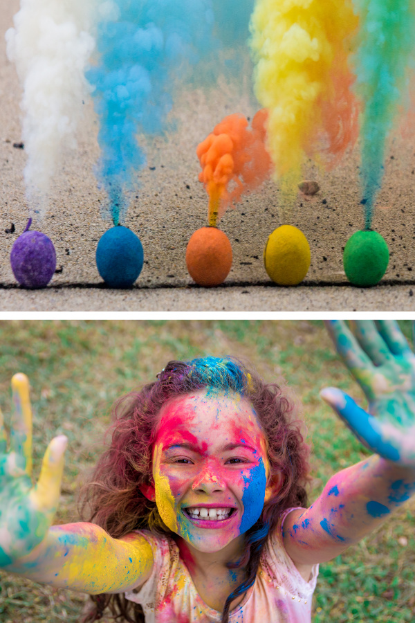 Sidewalk Smoke Bombs